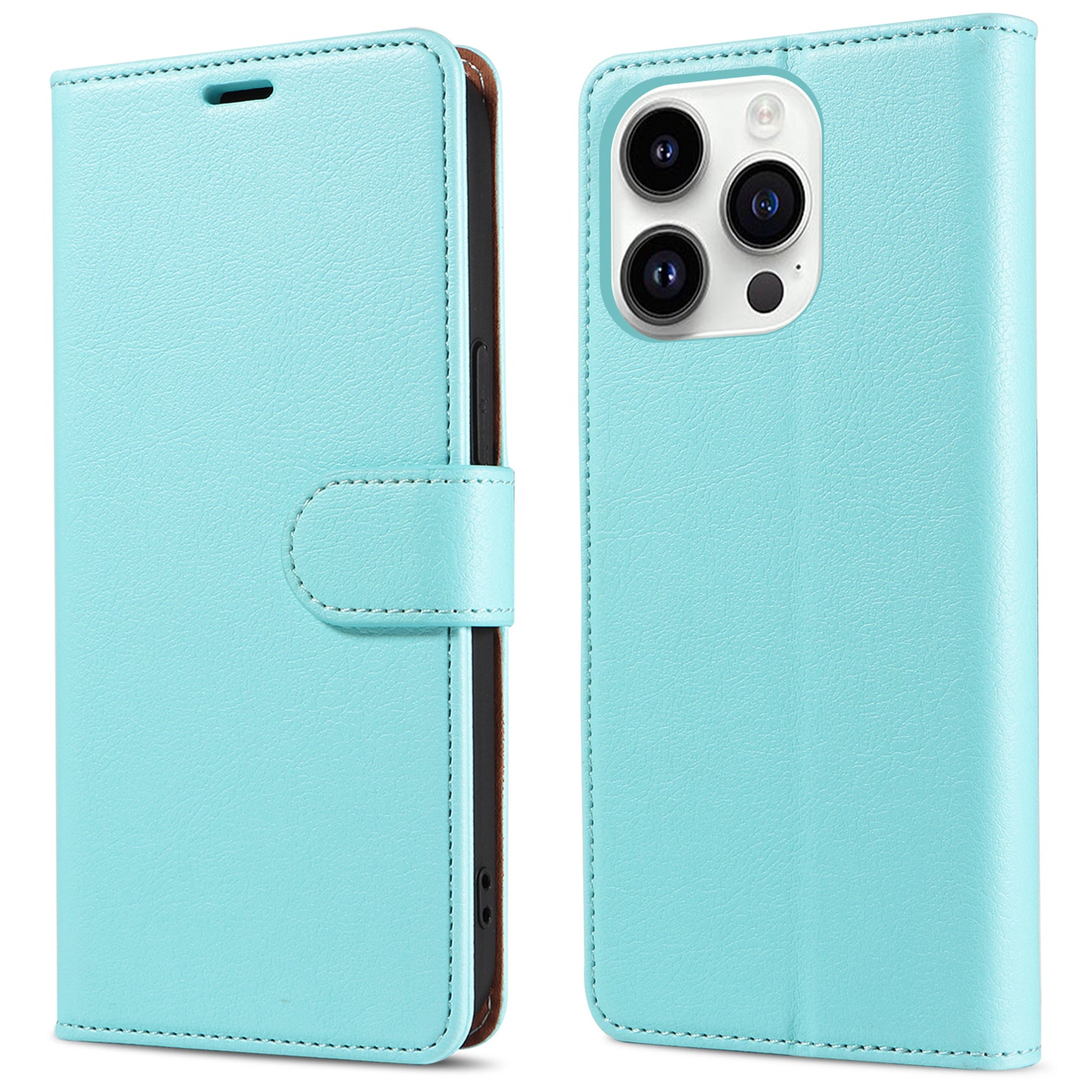 PU Leather Case for iPhone 13 Pro Max 6.7 inch RFID Blocking Stand Wallet Anti-collision Magnetic Closure Phone Cover PU Leather Case for iPhone 13 Pro Max 6.7 inch RFID Blocking Stand Wallet Anti-collision Magnetic Closure Phone Cover